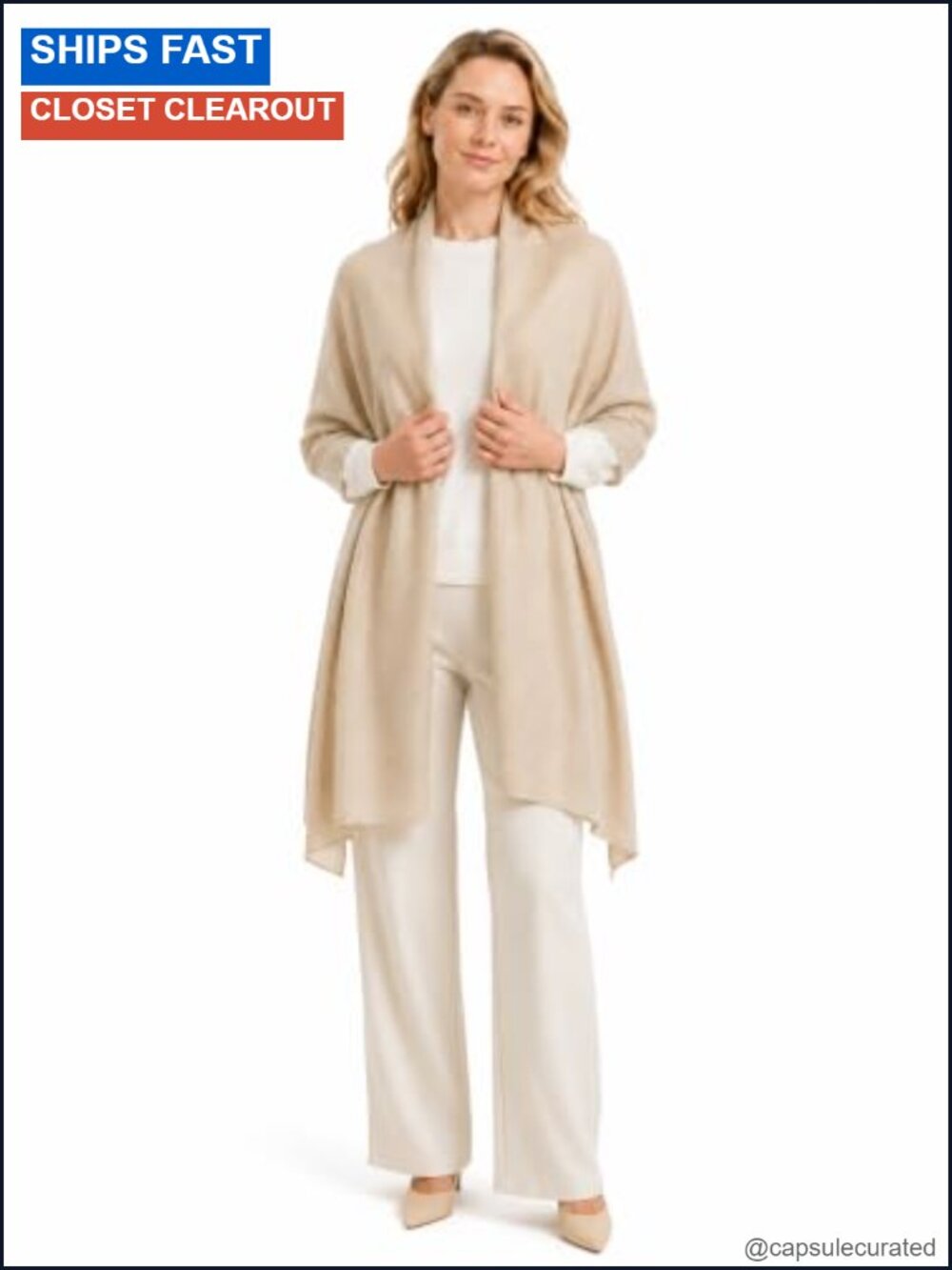 100% Cashmere Shawl Wrap Lightweight Wedding Scarf Oversized Women
